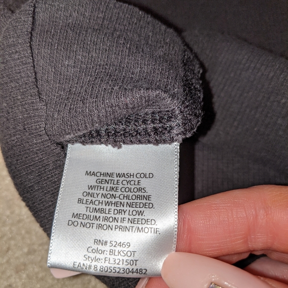 Faded glory cropped black cami/tank - Picture 11 of 15